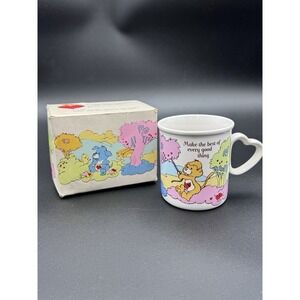 NEW Vtg 1985 Care Bear Cousins Mug Cup "Make the best of every good thing" 55010